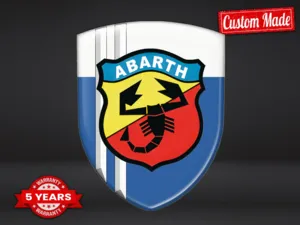 Fiat Abarth Doming Aufkleber Auto Stern Limitiert Exklusiv